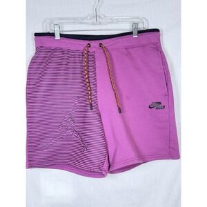Jordan Jumpman Purple Sweat Shorts Mens L Athletic Streetwear Gym Casual